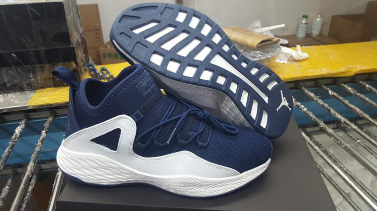 AIR JORDAN FORMULA 23 Deep Blue White Shoes - Click Image to Close